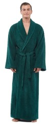 Men Classic Shawl Long Bathrobe